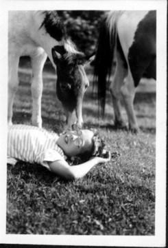 at Gallagher Cottage, 1945